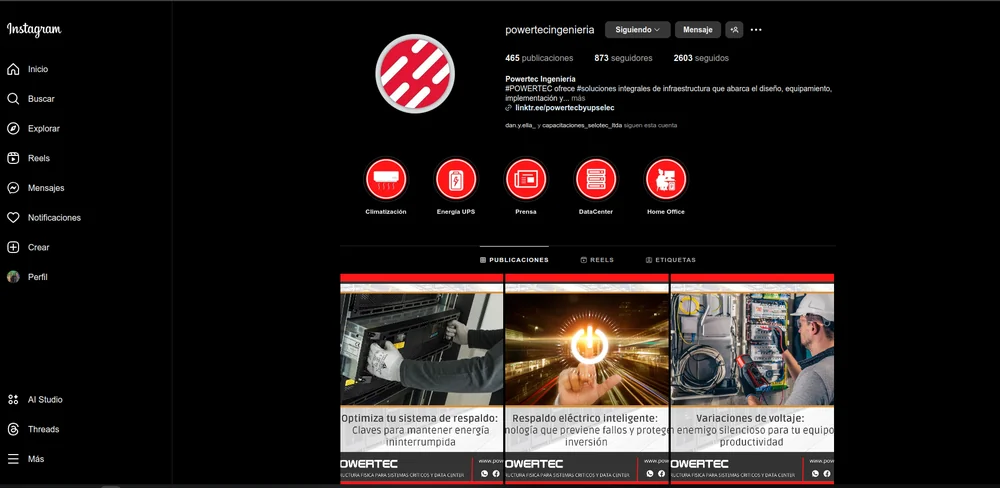 Instagram Powertec
